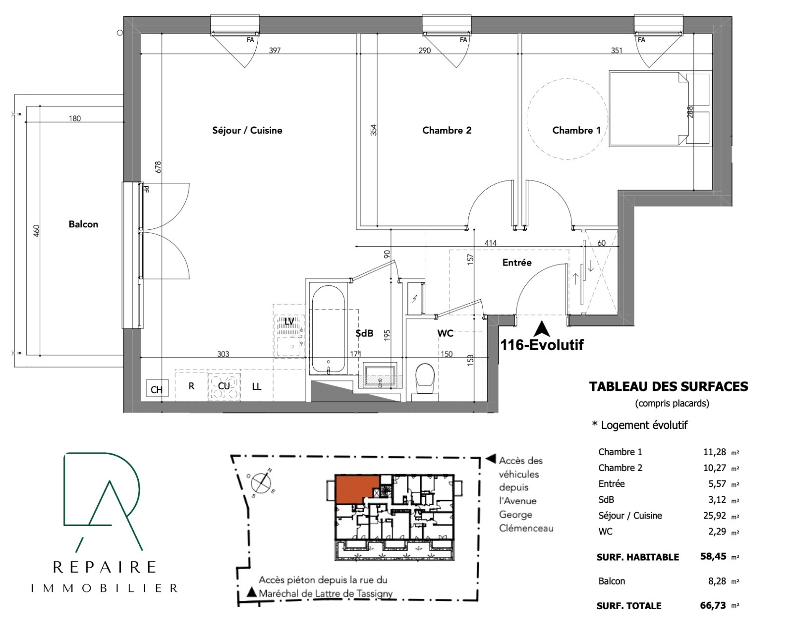 Vente Appartement à Cluses 3 pièces