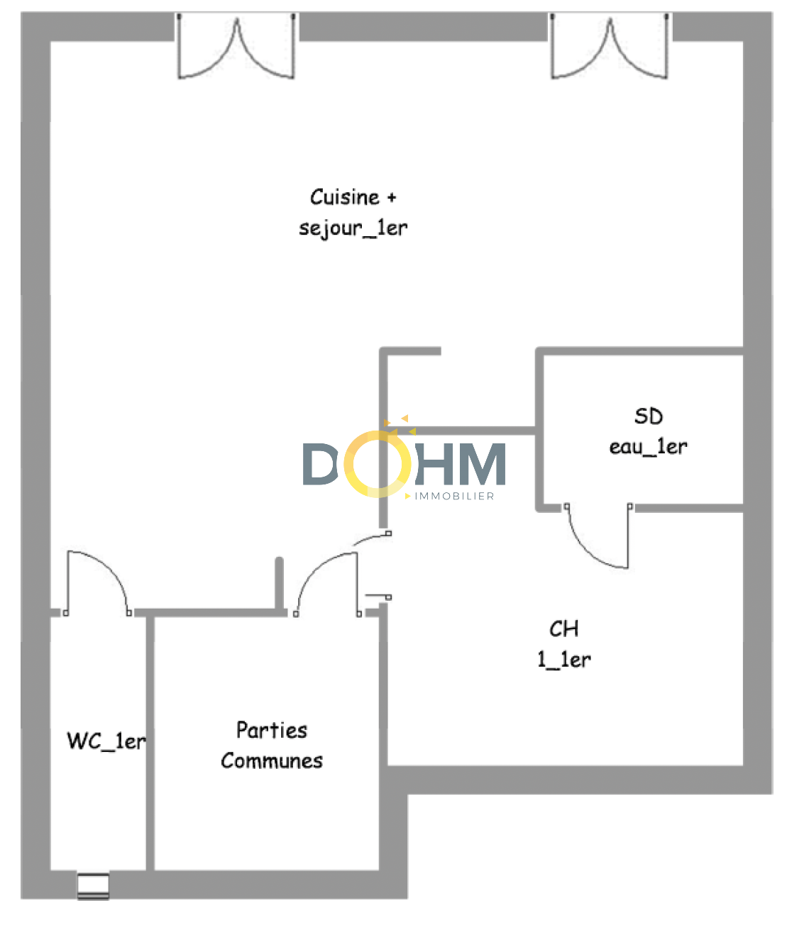 Vente Appartement à le Puy-en-Velay 2 pièces