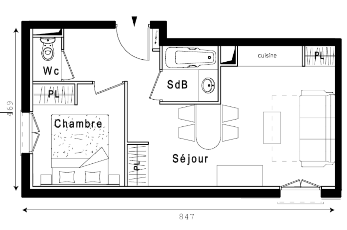 Vente Appartement à la Clusaz 2 pièces