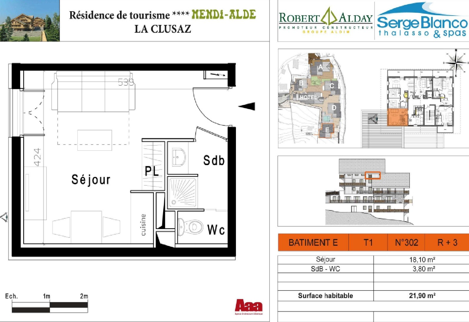 Vente Appartement à la Clusaz 1 pièce