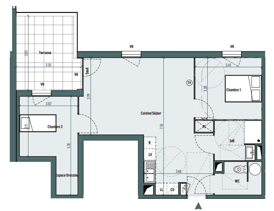 Vente Appartement à Gignac 3 pièces