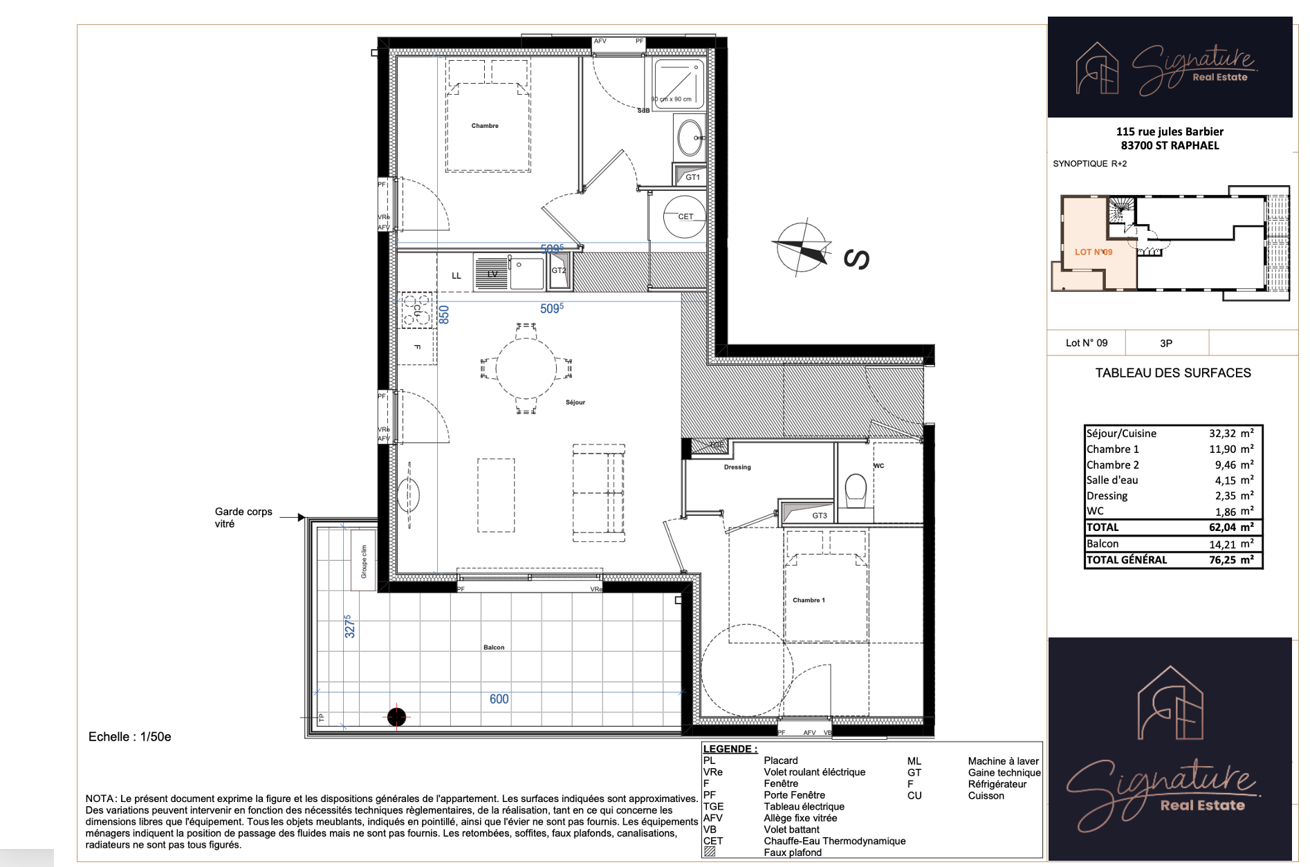 Vente Appartement à Saint-Raphaël 3 pièces