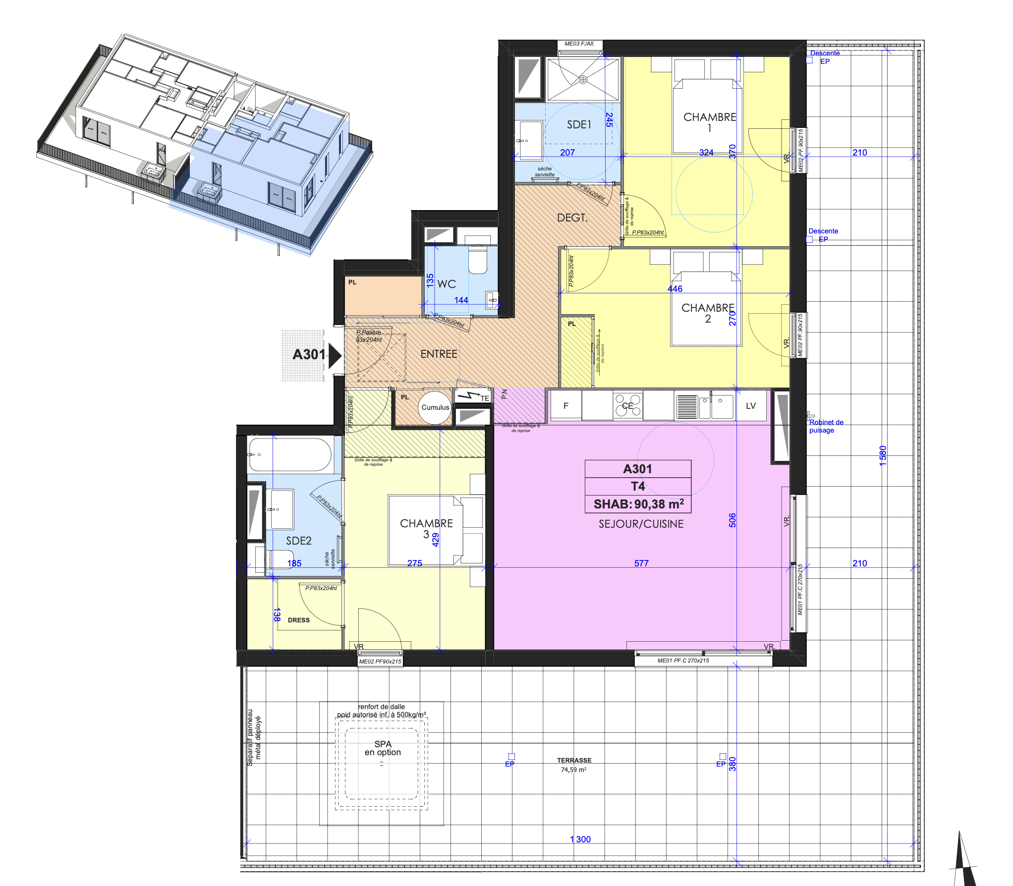 Vente Appartement à Fréjus 4 pièces