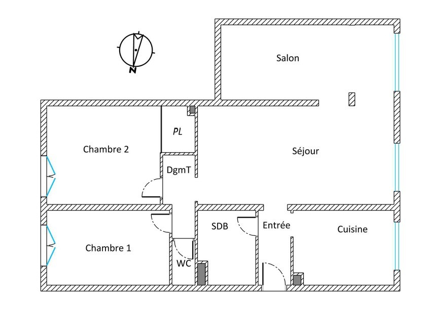 Vente Appartement à Marignane 4 pièces